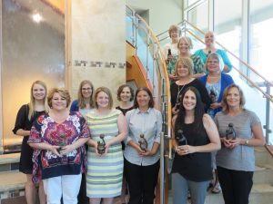 Lisa Veach, RN (far right first row) with the other MERCY Health Network 2016 DAISY Recipients